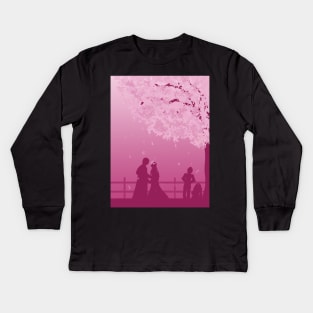 Across the stars - artprint Kids Long Sleeve T-Shirt